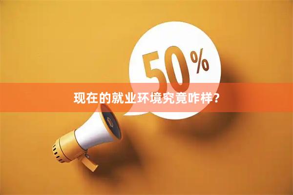 现在的就业环境究竟咋样？